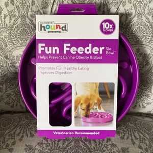 Dog fun feeder slo bowl
